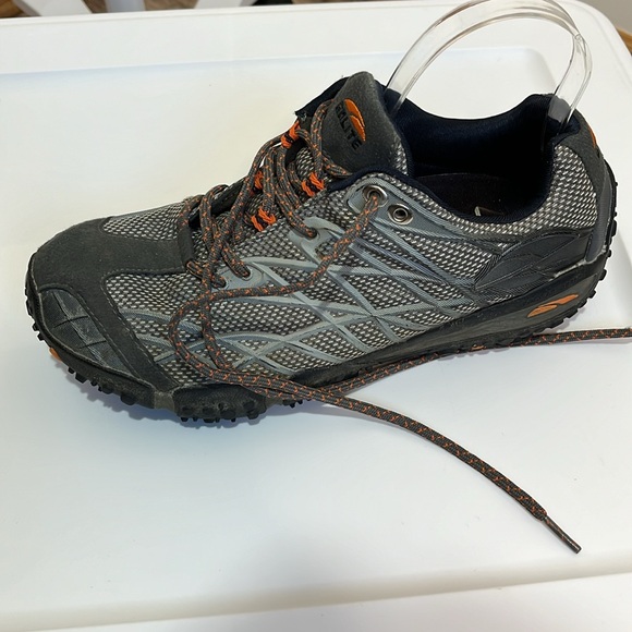Men’s gray laced Golite rock absorber hiking shoes size 8.5 w/cruv heal support - Picture 10 of 15
